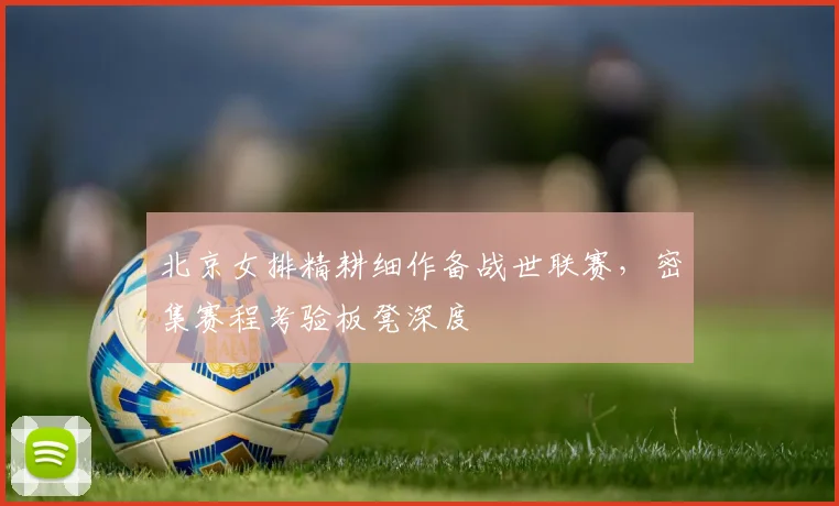 北京女排精耕细作备战世联赛,密集赛程考验板凳深度 - 2026世界杯推荐